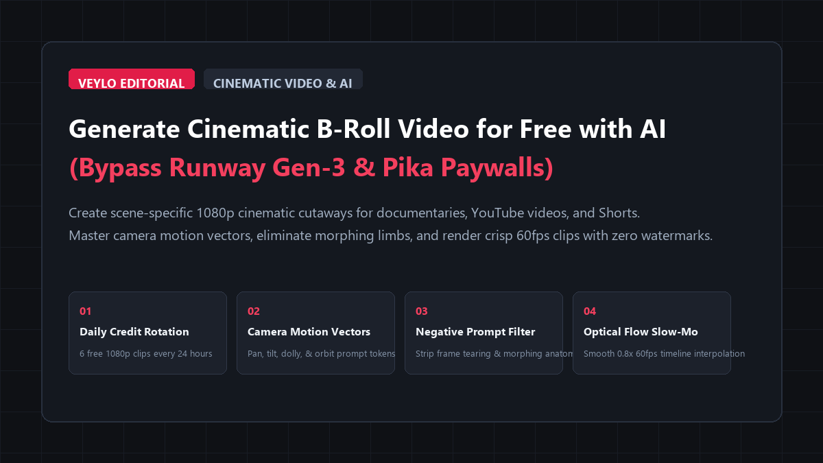 How to Generate Cinematic B-Roll Video for Free with AI