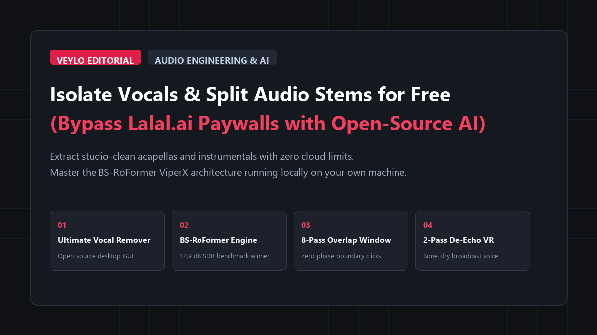 How to Isolate Vocals and Split Audio Stems for Free with AI