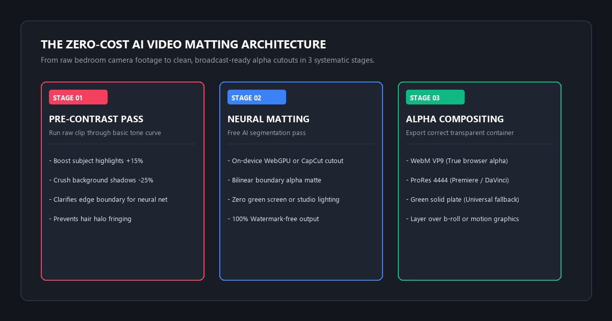 The Zero-Cost AI Video Matting Architecture
